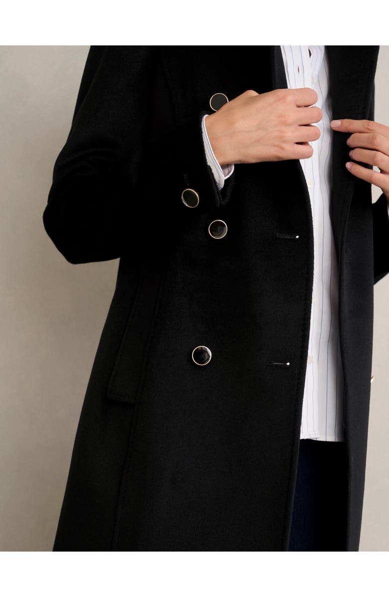 HOBBS LONDON Selina Coat, Alternate, color, Black