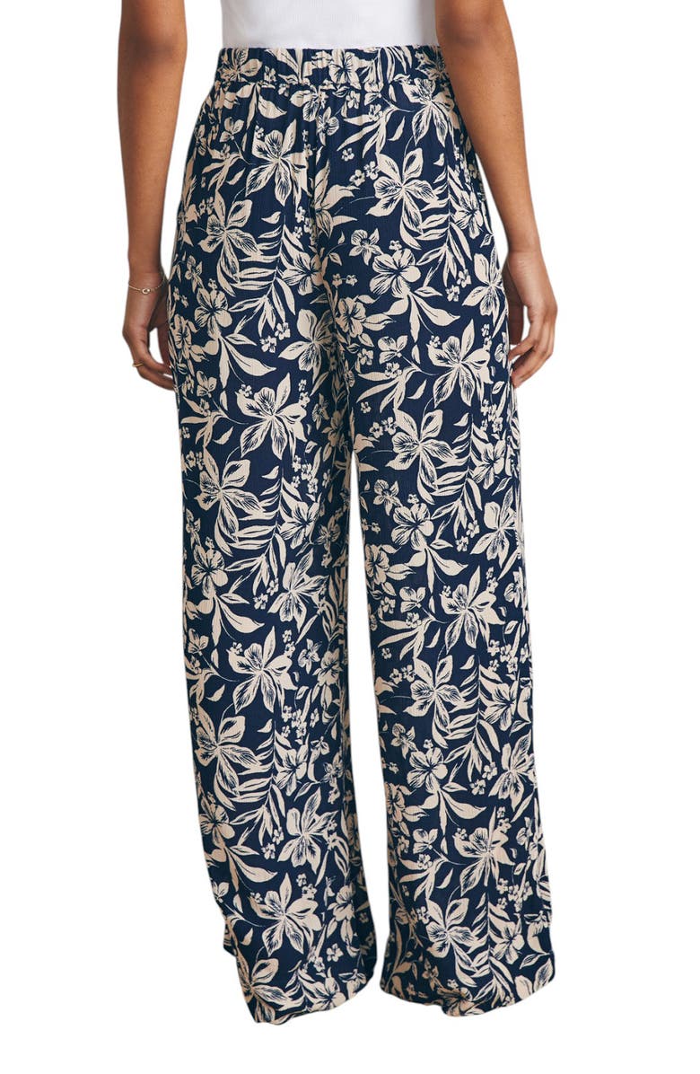 Faherty Cabana Print Pants, Alternate, color, Navy Canopy Floral