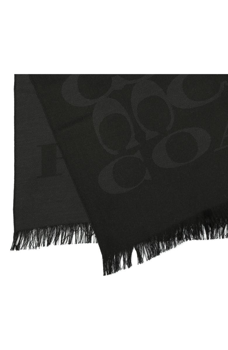 COACH Signature C Oblong Scarf, Alternate, color,