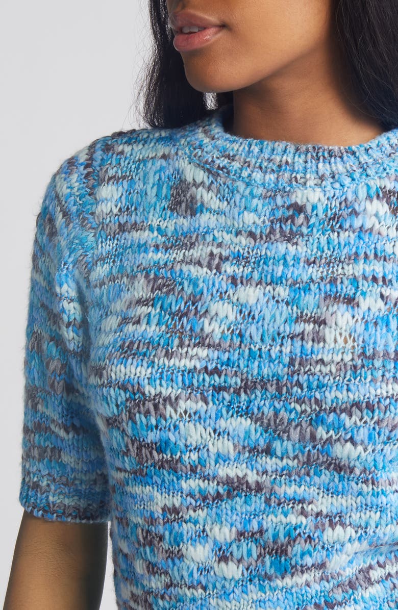 VERO MODA Maddi Marled Puff Sleeve Sweater, Alternate, color, 