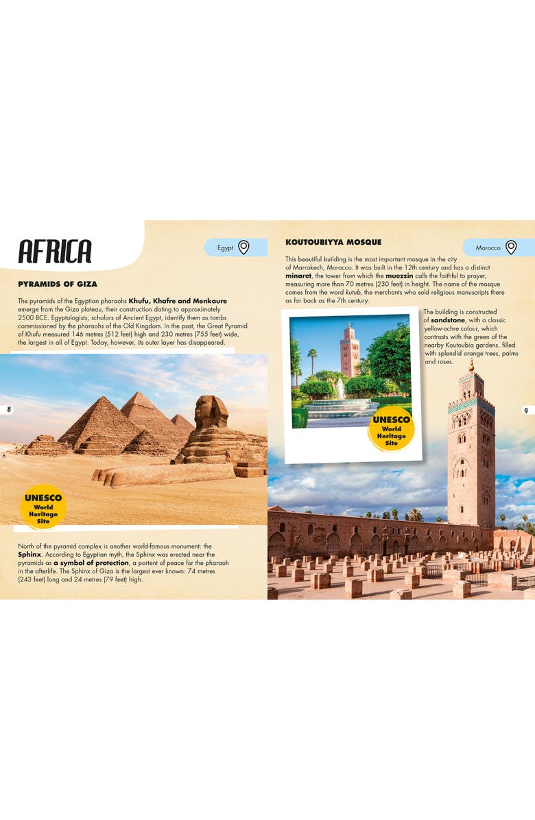 Sassi Travel, Learn and Explore Monuments Puzzle and Book Set, Alternate, color, Multicolored