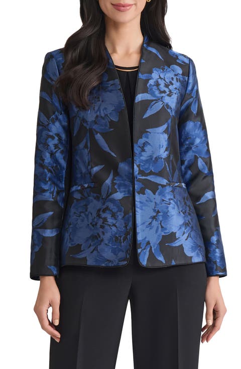 Floral Jacquard Jacket