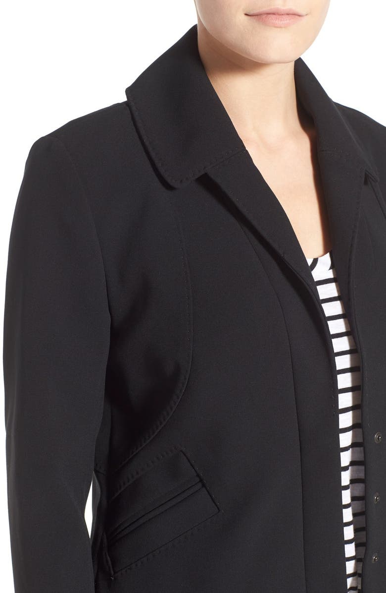 Halogen<sup>®</sup> Pickstitch Detail Snap Front Jacket, Alternate, color, 