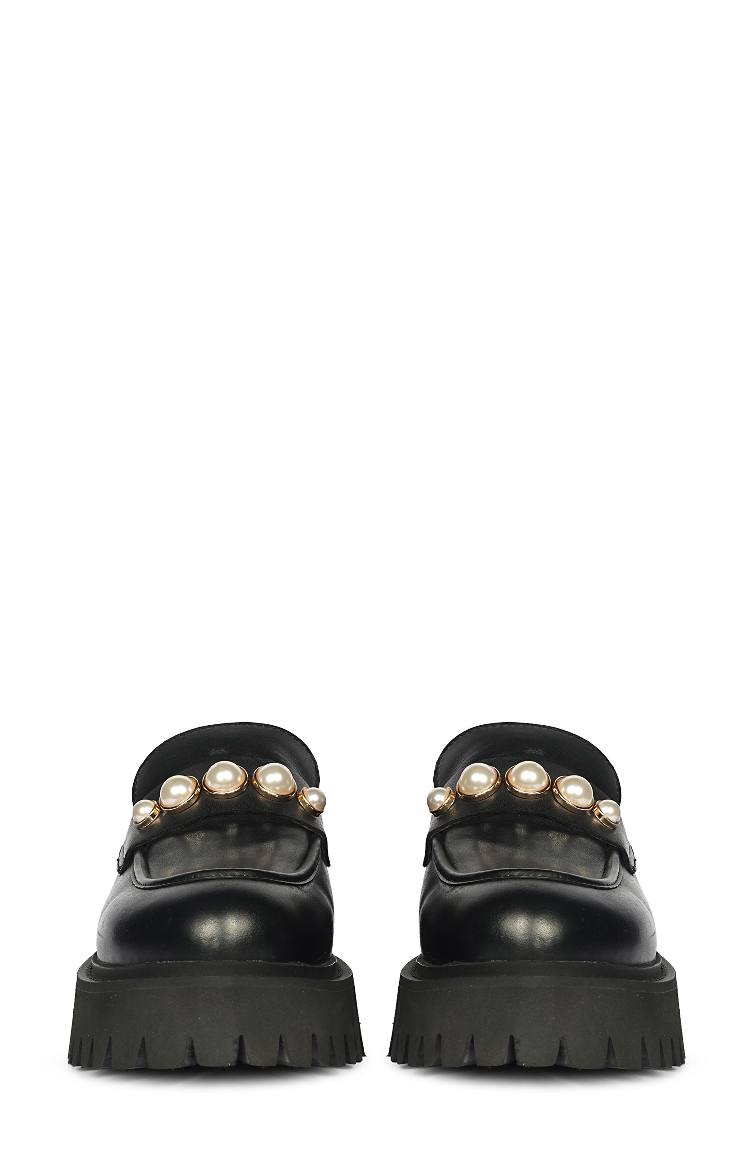 SAINT G Fearl Platform Loafer, Alternate, color, Black