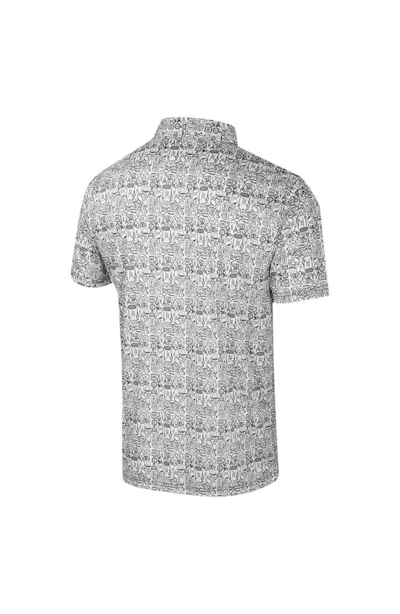 COLOSSEUM Men's Colosseum Black Alabama Crimson Tide It's Time! Allover Print Polo, Alternate, color, Black