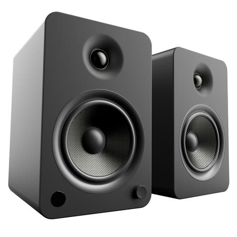 YU6 Powered Bookshelf Speakers with Built-In Bluetooth - Pair