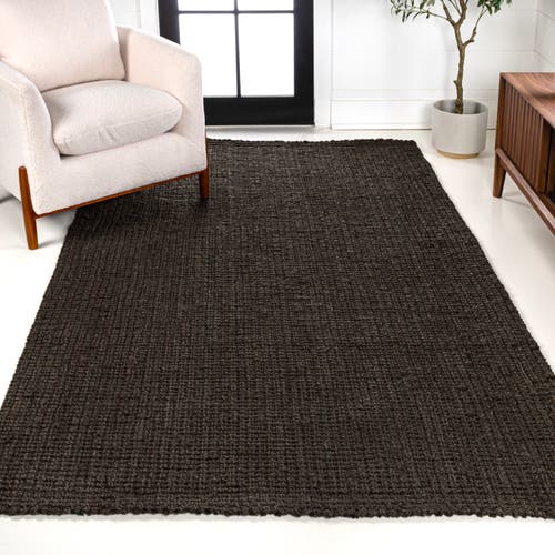 Jonathan Y Pata Hand Woven Chunky Jute Area Rug In Brown