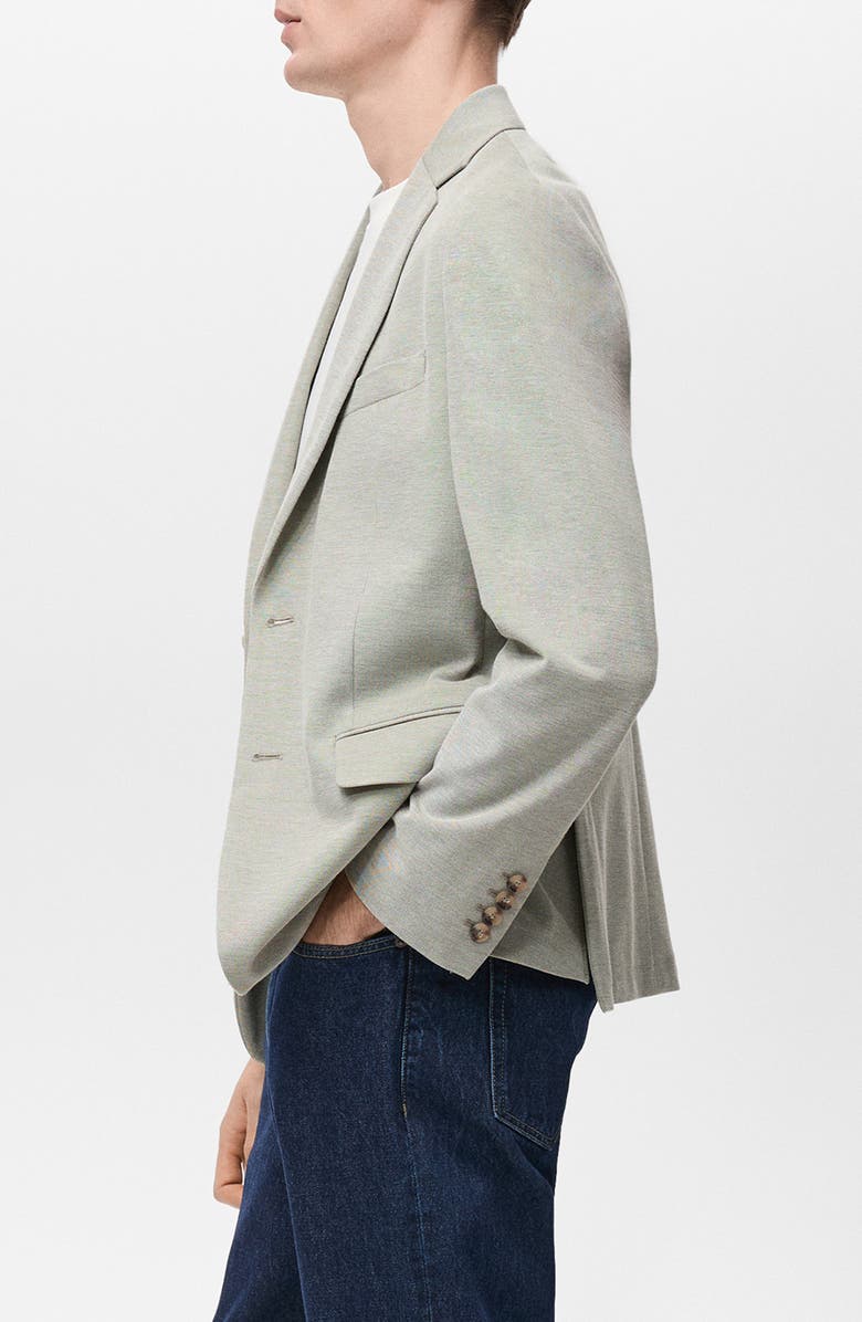 Slim Fit Textured Cotton Blend Sport Coat