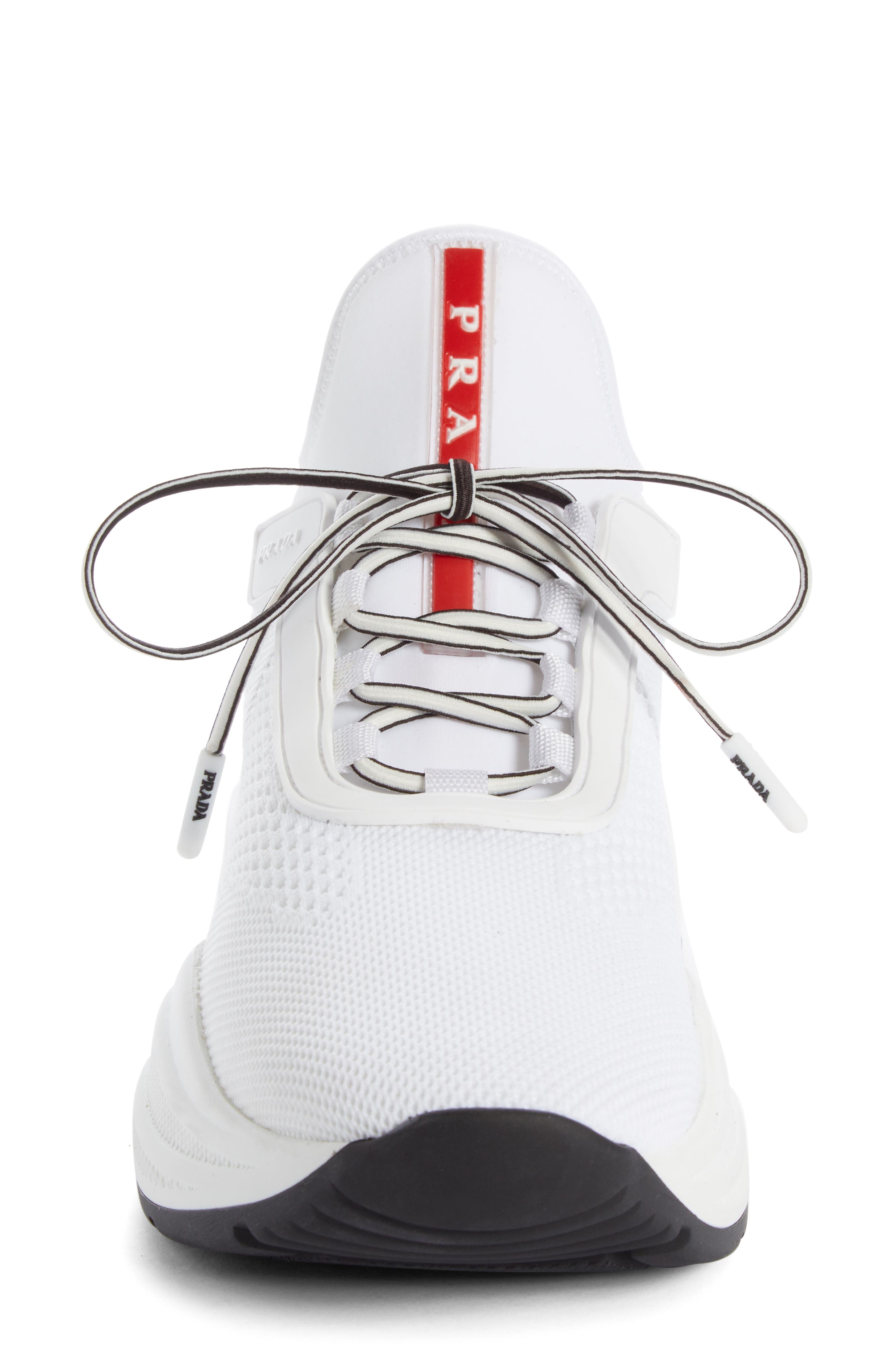 Knit Sock Sneaker, Alternate, color, WHITE
