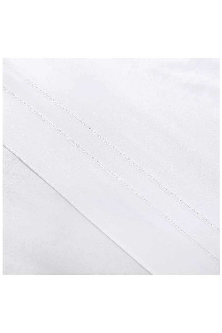 Solid Tailored Bed Skirt, Alternate, color, WHITE