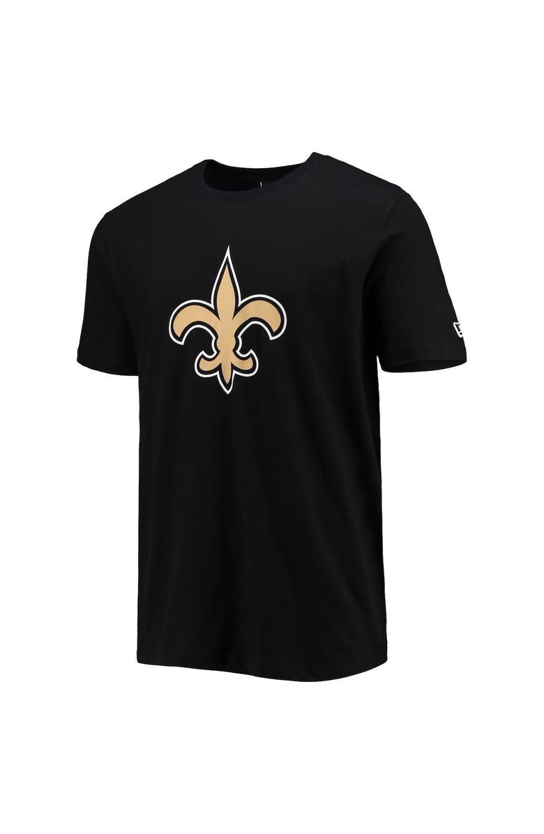 New Era Men's New Era Black New Orleans Saints Patch Up Collection Super Bowl XLIV T-Shirt, Alternate, color, 