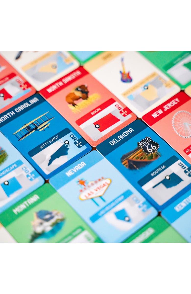 USAOPOLY 10 Days In The Usa Strategy Board Game, Ages 8+, Alternate, color, Multicolored