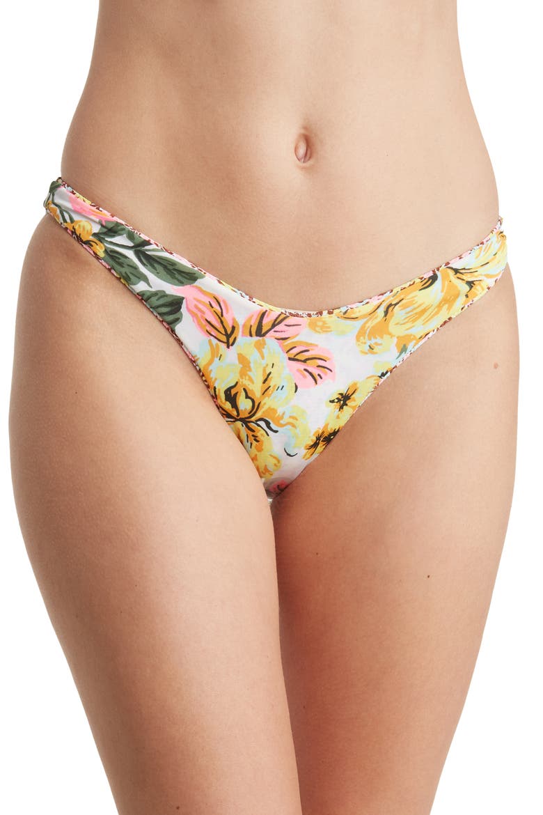 Summer Snaps Splendour Reversible Bikini Bottoms, Alternate, color, MULTICOLOR