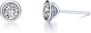Lafonn Simulated Diamond Bezel Stud Earrings