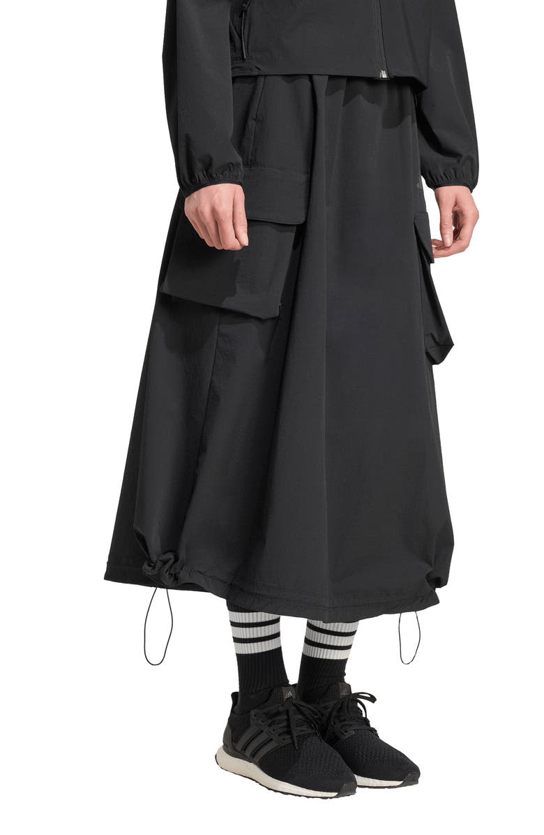 adidas City Tech Cargo Skirt, Alternate, color, Black