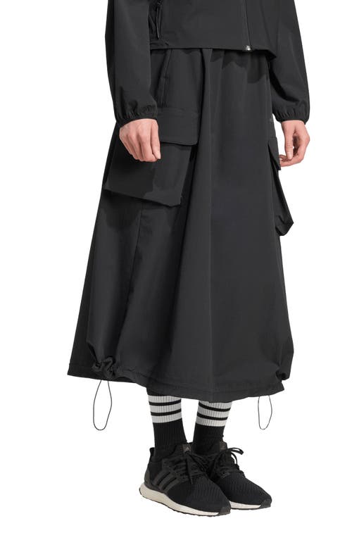 Adidas Originals Adidas City Tech Cargo Skirt In Black