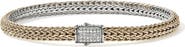 John Hardy Icon Bracelet, Reversible, Diamonds, 5mm
