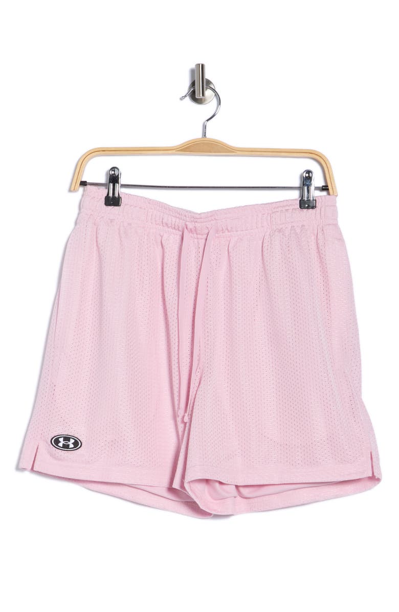 Under Armour Icon Mesh Shorts, Alternate, color, Prime Pink