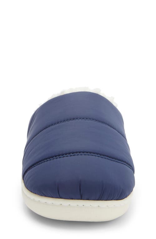 Nordstrom Rack Kids' Fleece Lined Puff Slipper In Blue