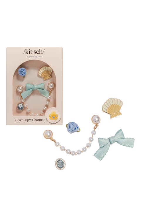 Set of 6 KitschPop™ Clip Charms