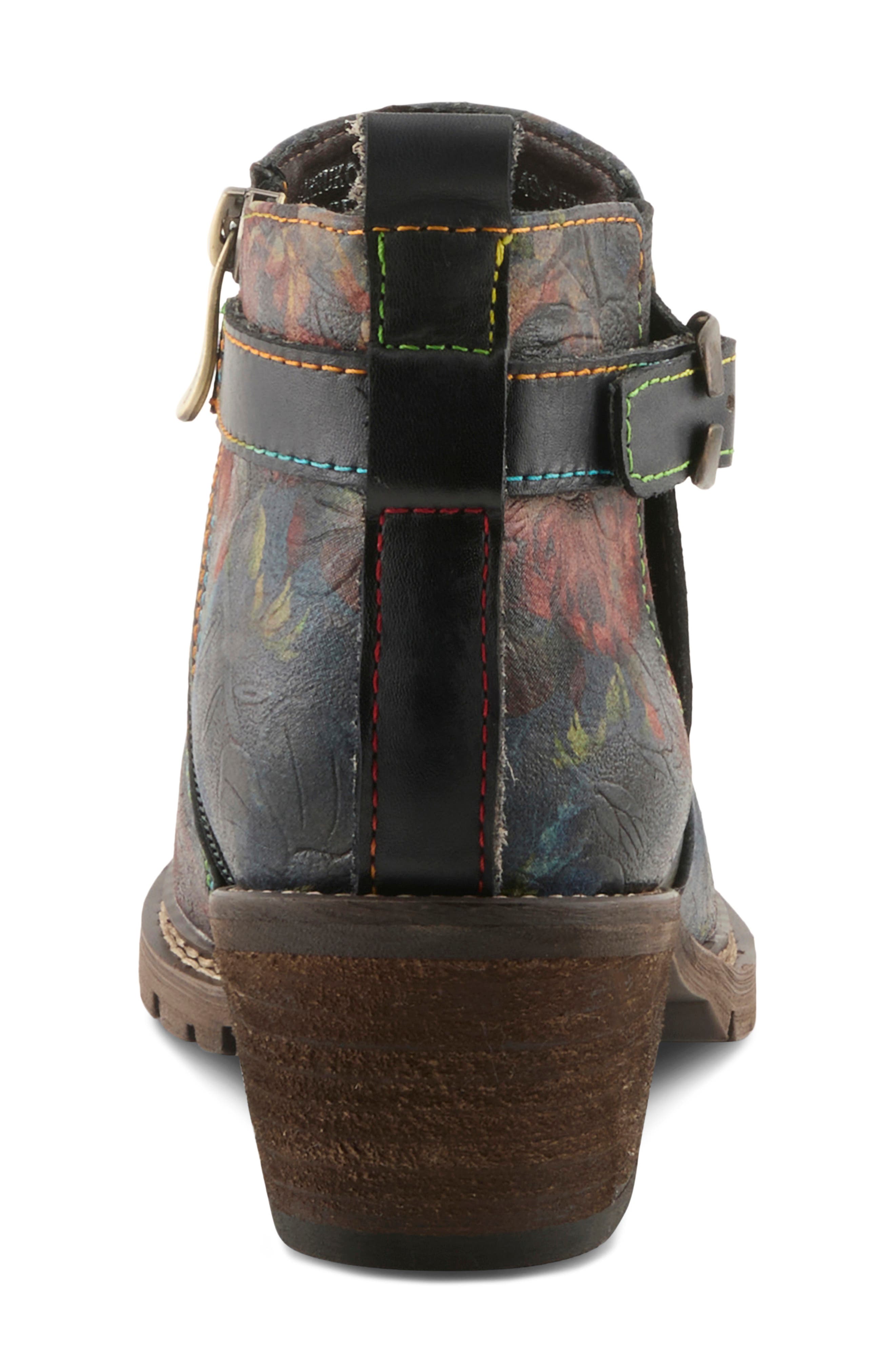 L'Artiste by Spring Step Farruko Bootie, Alternate, color, Navy Multi