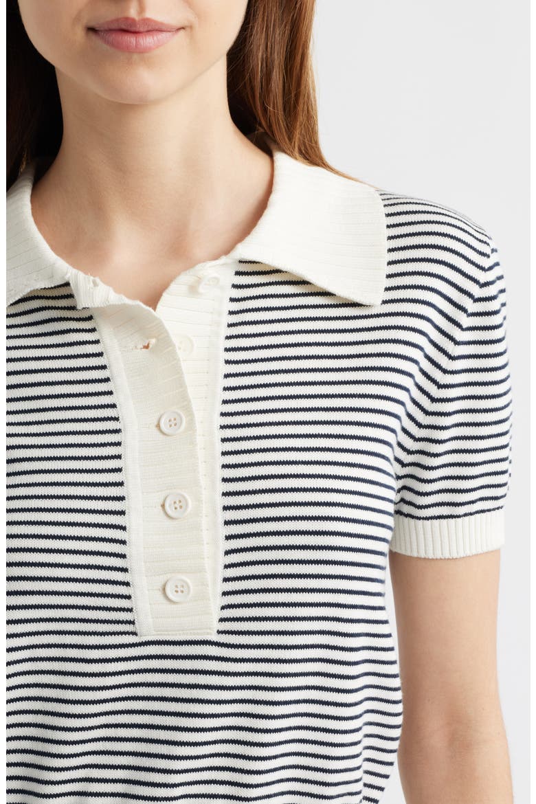 The Graduate Stripe Polo Sweater, Alternate, color, NAVY MULTI