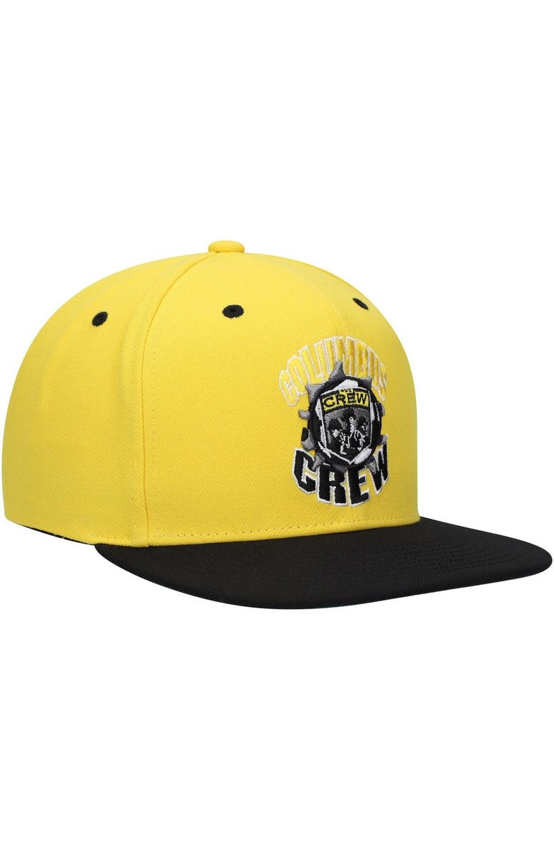 Mitchell & Ness Men's Mitchell & Ness Gold Columbus Crew Breakthrough Snapback Hat, Alternate, color, Gold