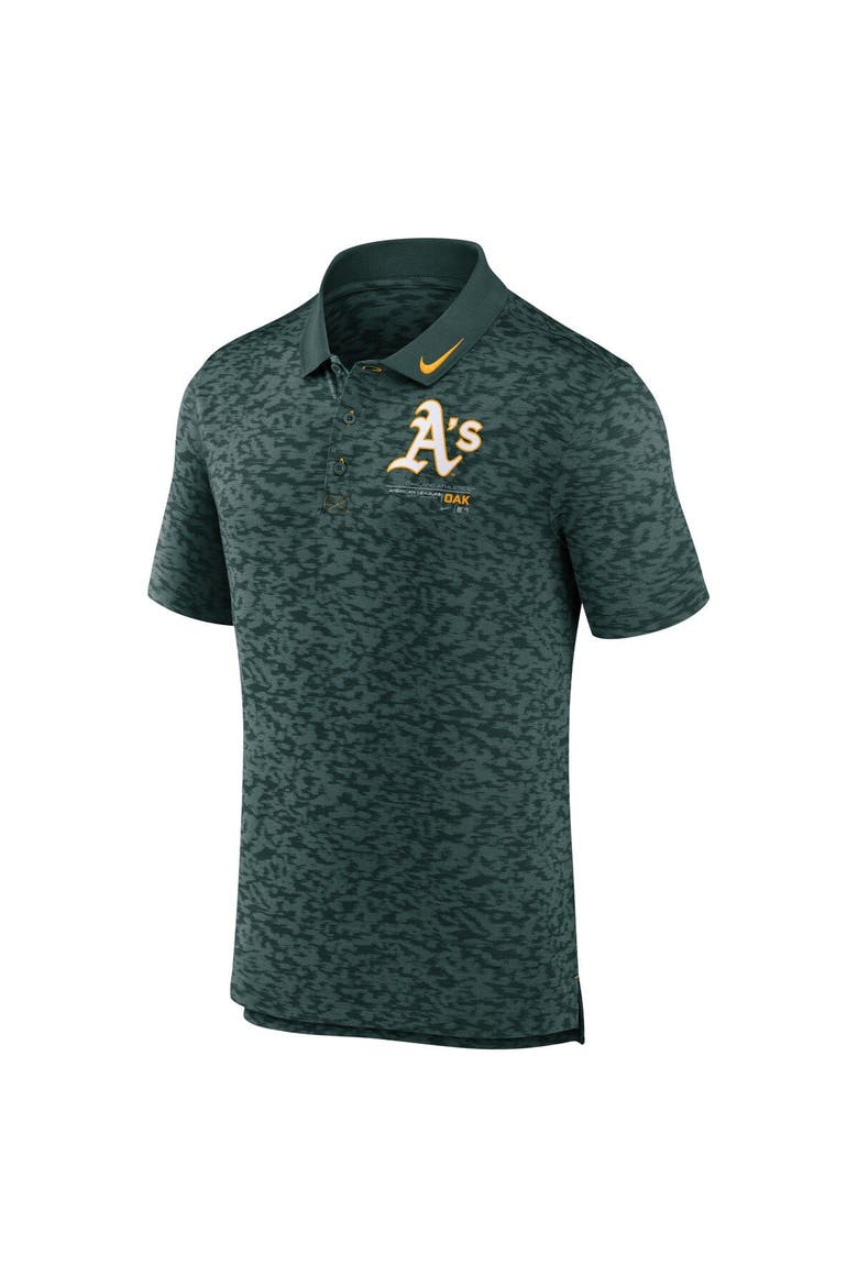 Men's Nike  Green Oakland Athletics Next Level Performance Polo, Alternate, color, Green