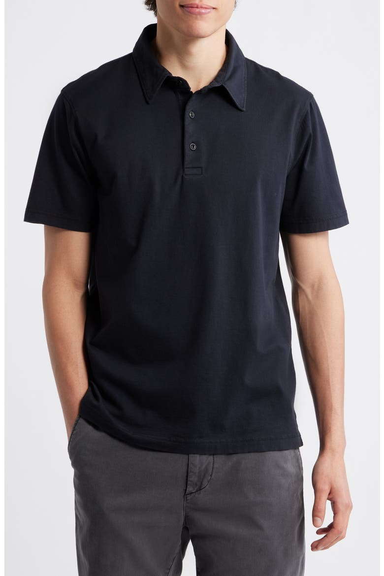 Bryce Short Sleeve Polo, Main, color, TRUE BLACK