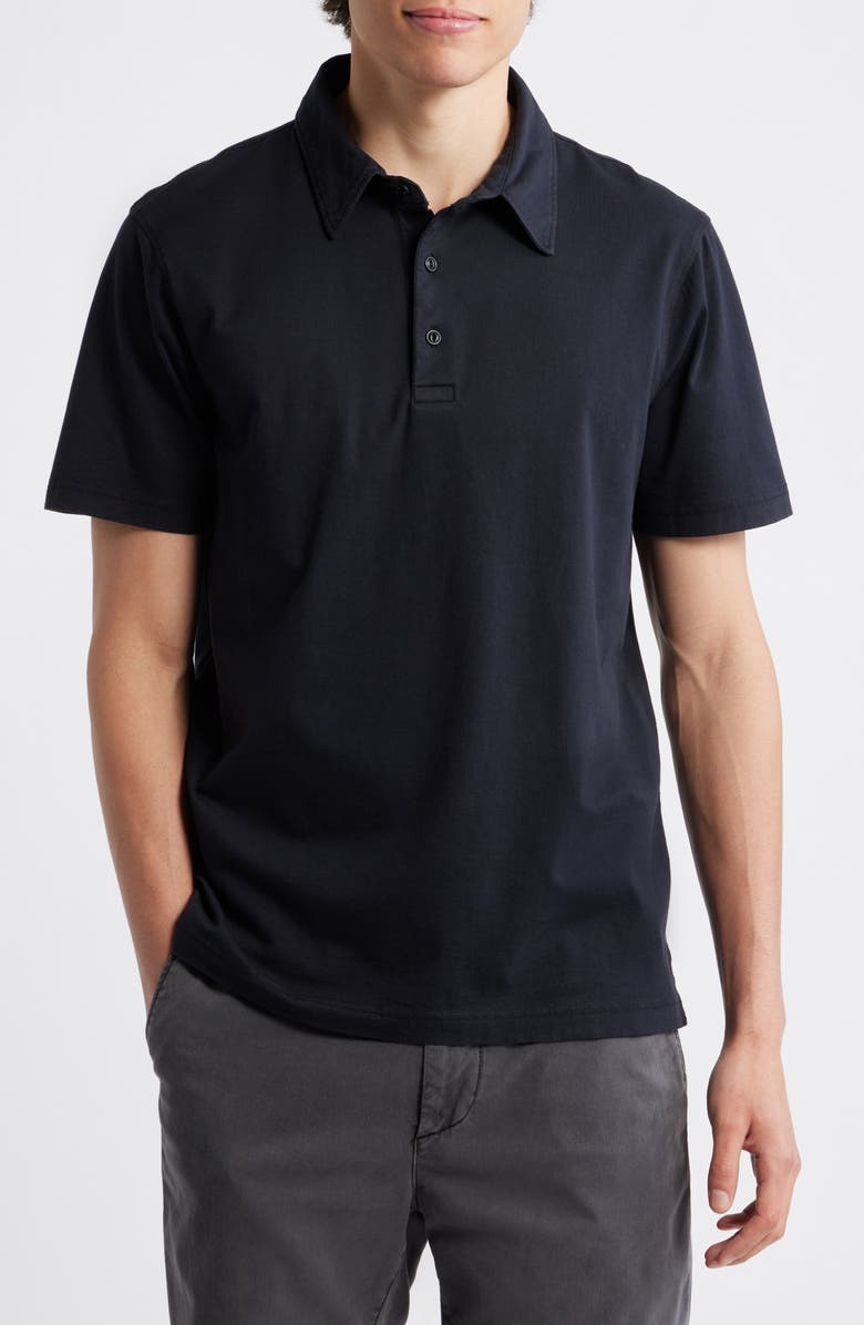 AG Bryce Short Sleeve Polo, Main, color, True Black