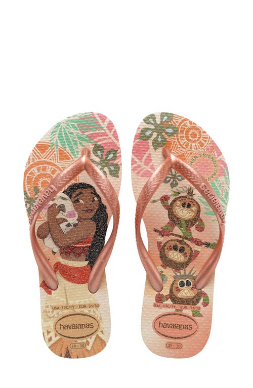 Havaianas Disney Princess Flip Flop In Neutral