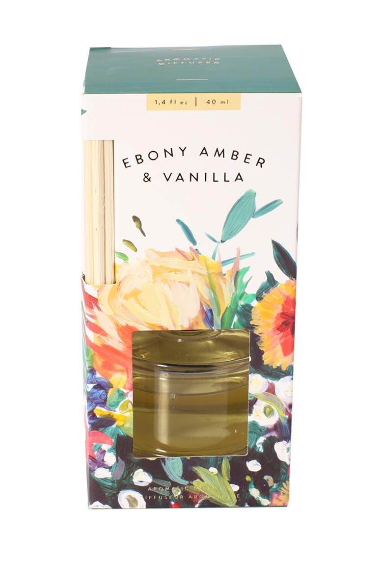 Anthropologie Home Ebony Amber & Vanilla Vibrant Globalist Diffuser, Main, color, 