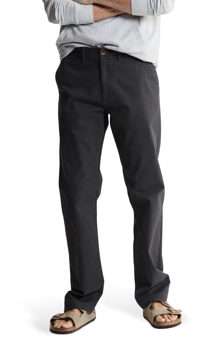 JACHS Classic Straight Leg Pants, Main, color, Charcoal