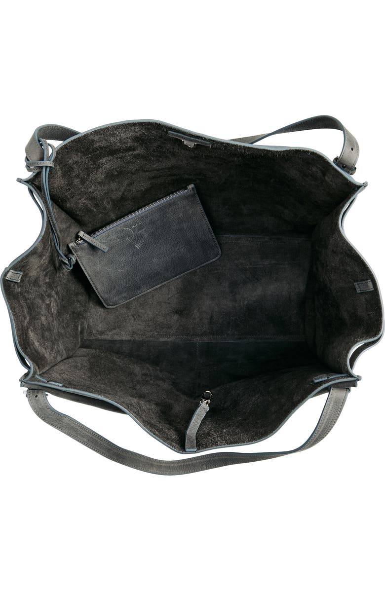 Coperni Cabas Belted Leather Shoulder Bag, Alternate, color,