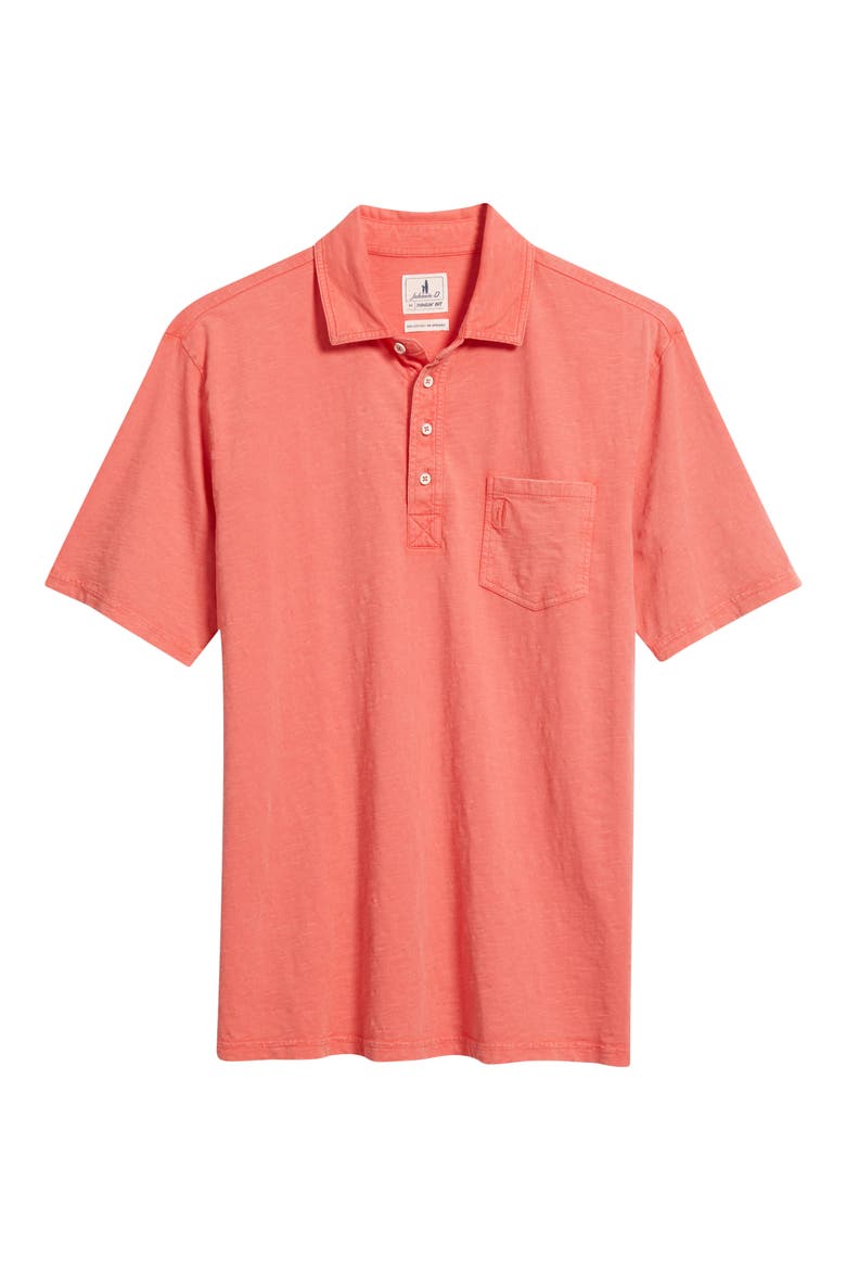 Coastal Wash Original Pocket Polo, Alternate, color, CRANBERRY