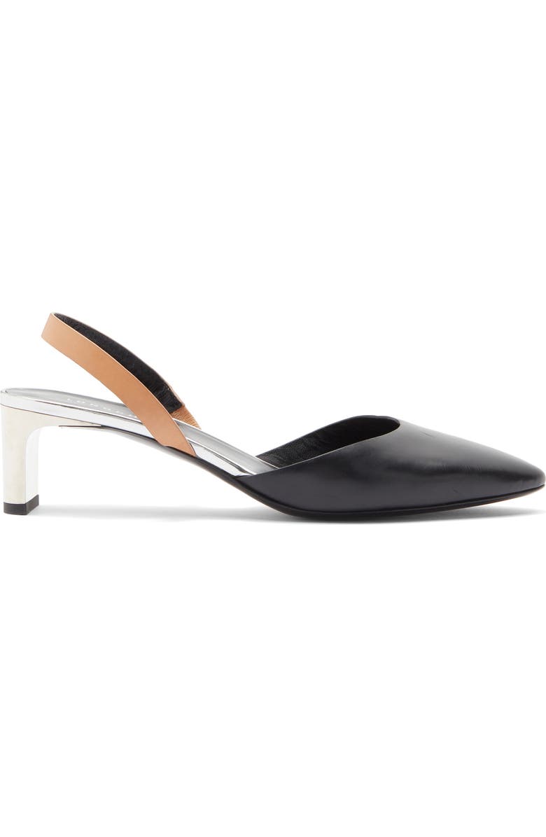 Longchamp Slingback Pump, Alternate, color, Black