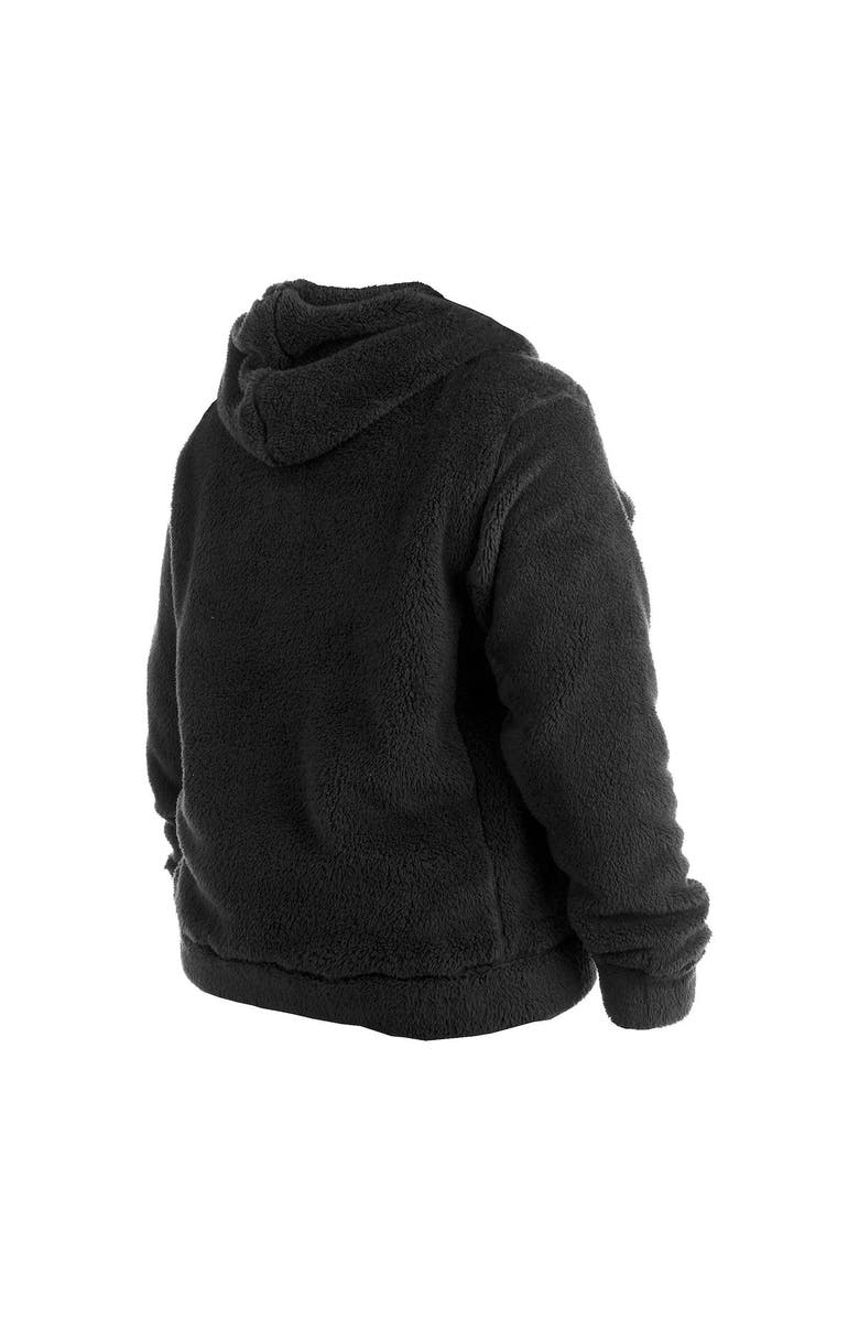 New Era Women's New Era Black Chicago White Sox Plus Size Sherpa Full-Zip Jacket, Alternate, color, 