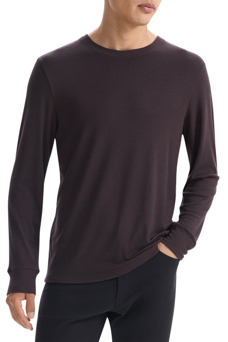 Essential Long Sleeve T-Shirt, Main, color, HICKORY
