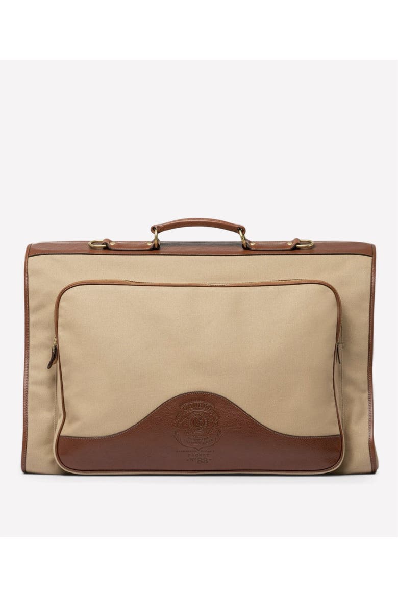 Packet No. 83, Main, color, Khaki Twill / Vintage Chestnut