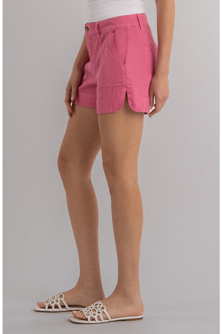 Toni High Waist Shorts, Alternate, color, LIPSTICK