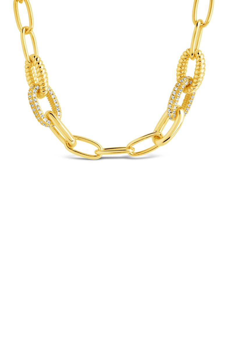 Samar Chain Link Necklace, Alternate, color, GOLD