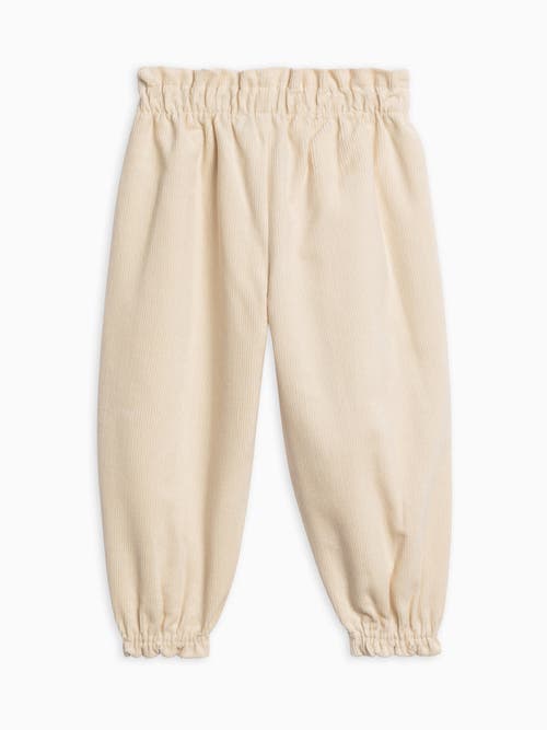 Kendi Awen Corduroy Ruffle Pant In Neutral