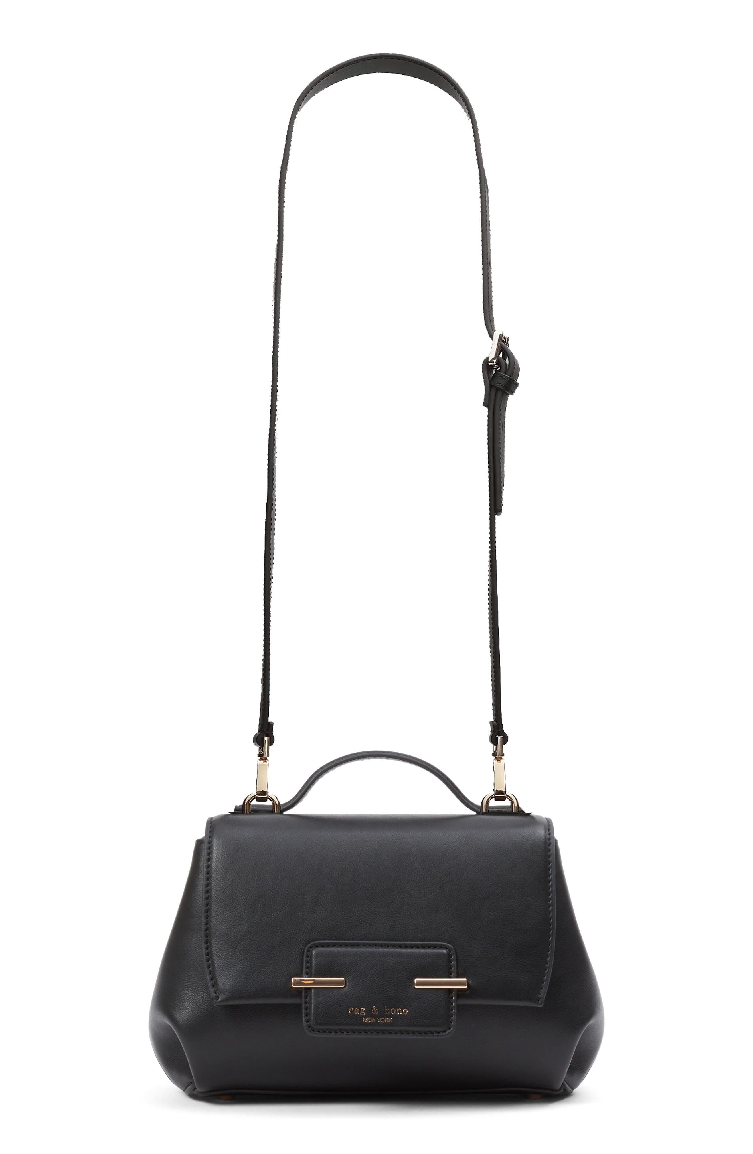 rag & bone Realm Leather Crossbody Bag, Main, color, 