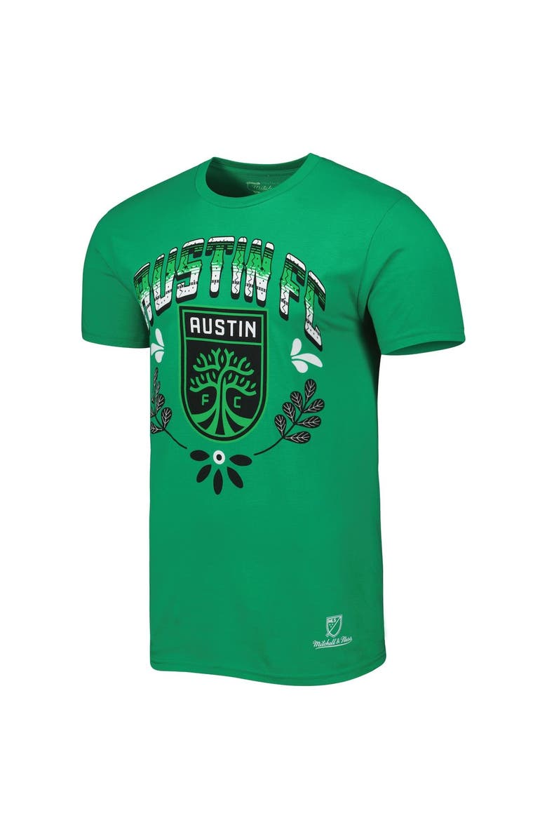 Mitchell & Ness Men's Mitchell & Ness Green Austin FC Serape T-Shirt, Alternate, color, 
