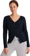 Haven Well Within Organic Cotton Rib Knit Lace Cardigan