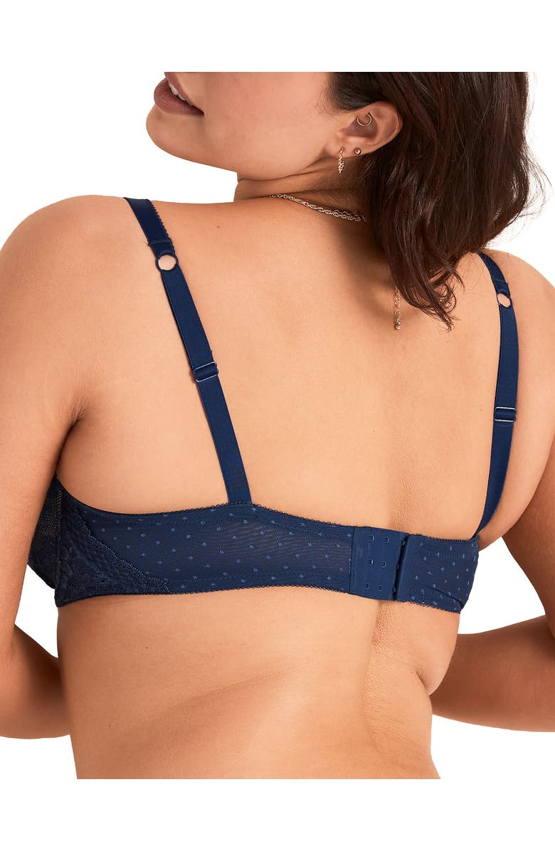 Adore Me Lucie Contour Balconette Bra, Alternate, color, Dark Blue
