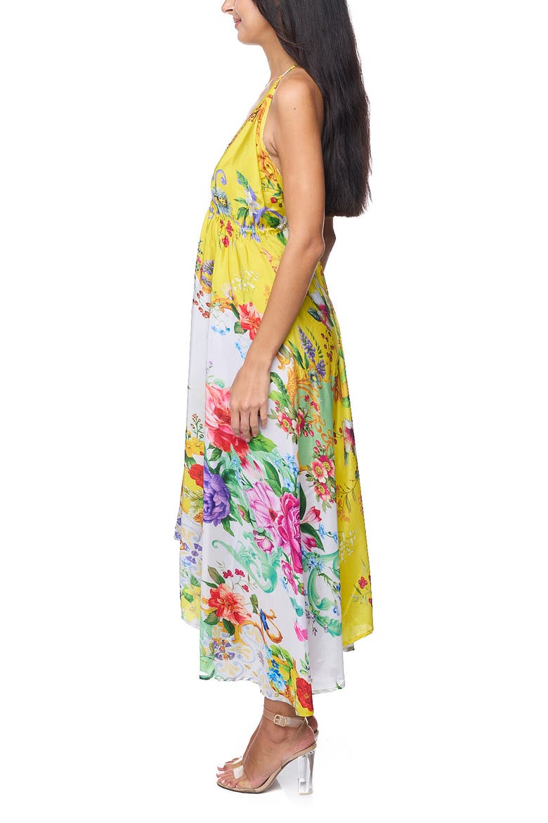 Print Sundress, Alternate, color, YELLOW