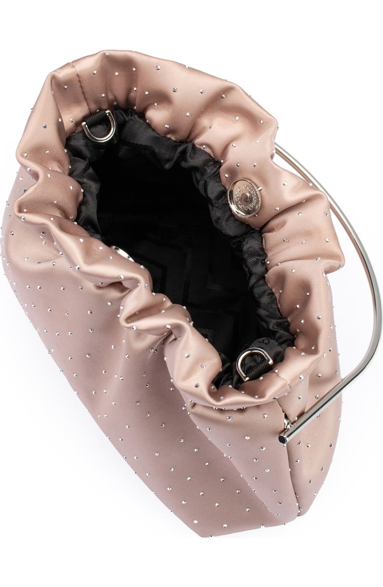 Olga Berg Archie Top Handle Clutch, Alternate, color, Taupe