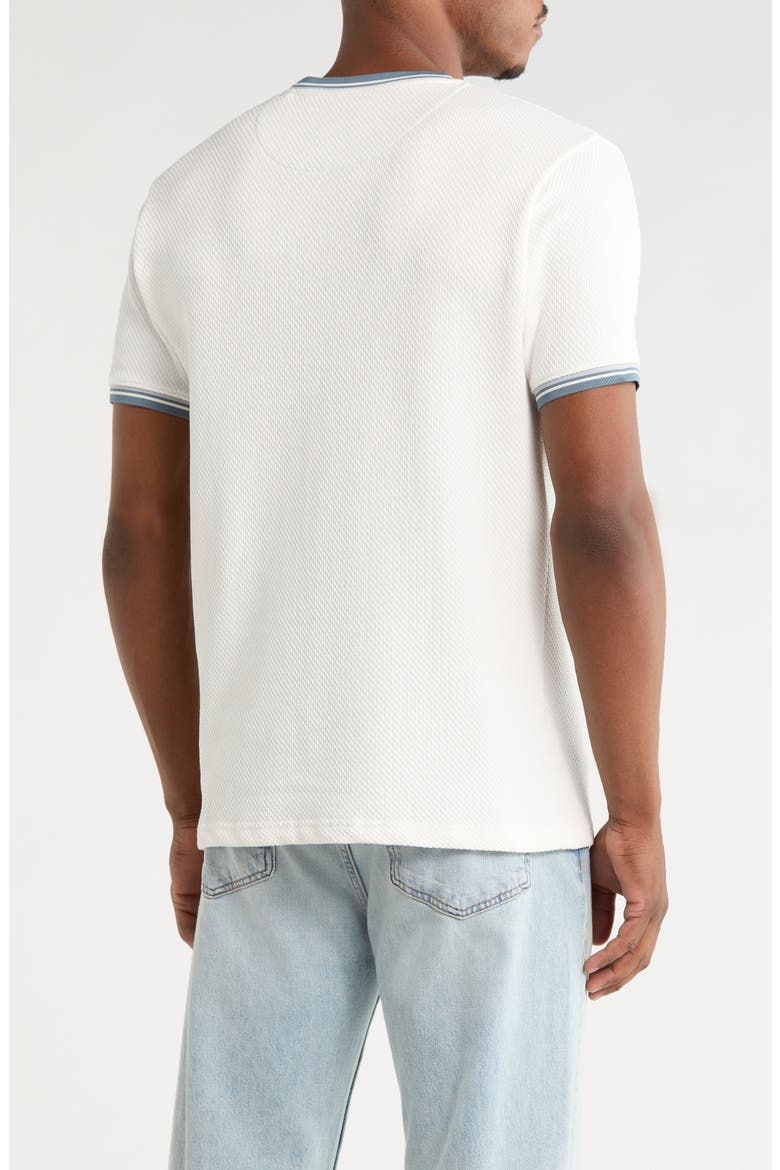 Tipped Short Sleeve T-Shirt, Alternate, color, OFF WHITE