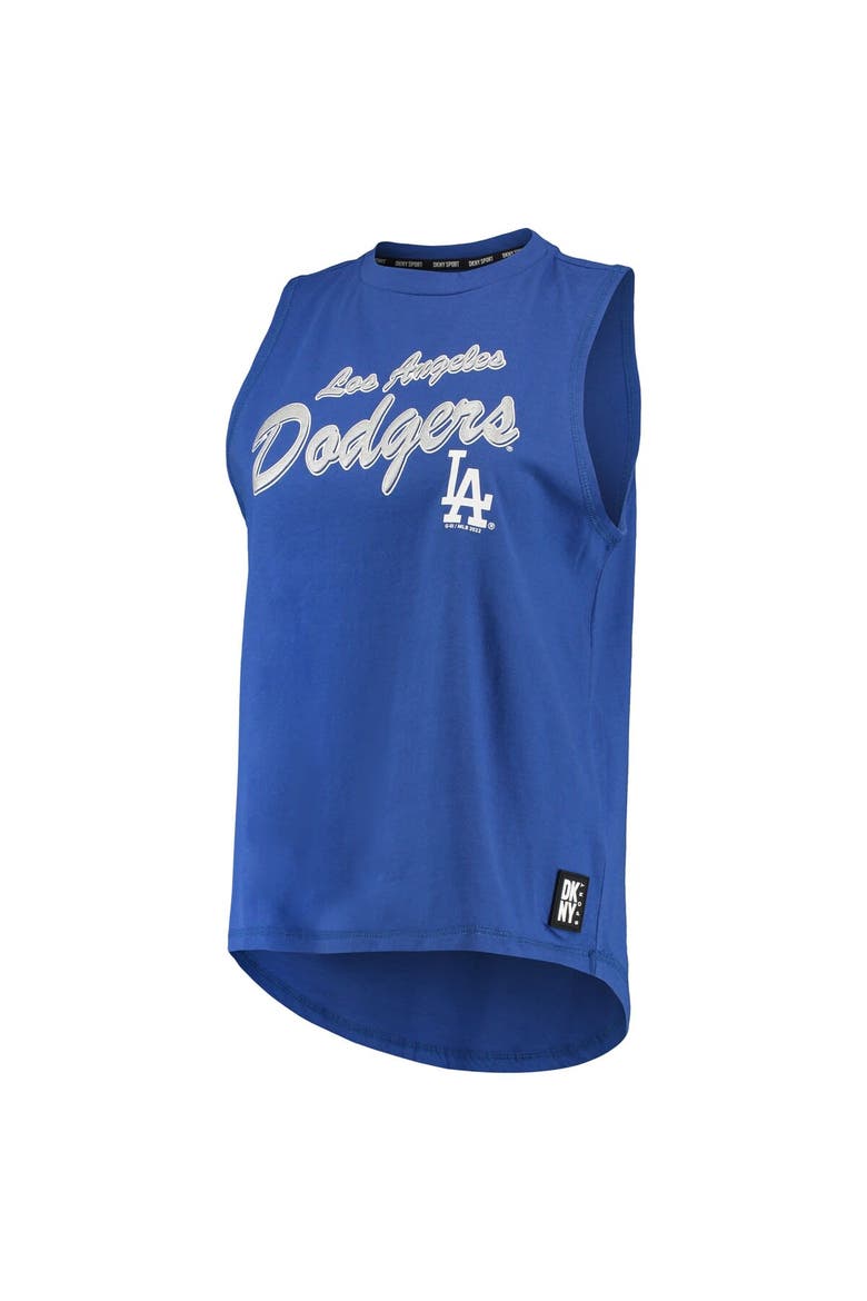 Women's DKNY Sport Royal Los Angeles Dodgers Marcie Tank Top, Alternate, color, Royal